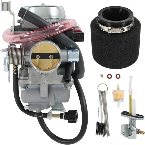 استبدال المكربن ​​لـ Kawasaki Bayou 300 KLF300A 1986-1987 ، KLF300B 1988-2005 ، KLF300C 1989-2005 ، تشمل مرشح الهواء ، مرشح الوقود ، الوقود Petcock in Kuwait
