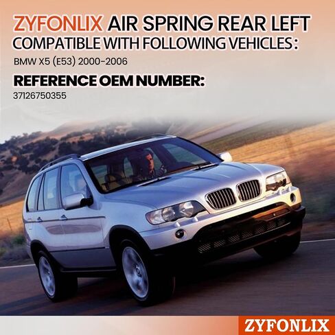 تعليق الهواء الربيع الخلفي الخلفي يمينًا متوافقًا مع X5 E53 2000-2006 ، رقم OEM استبدل 37126750356 in Saudi Arabia