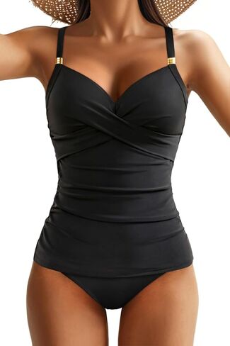 ملابس السباحة للسيدات تانكيني - ثلتين من قطعتين للسباحة البطن. in Kuwait