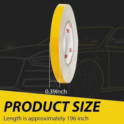 Car Body Reflective Strips Stickers, Flexible Night Red Reflective Tape, 0.39" x 16.4 Ft Reflective Strip Decals, Car Body Modified Decorations, Self-Adhesive Sticker Decal for Cars (Blue) in Saudi Arabia