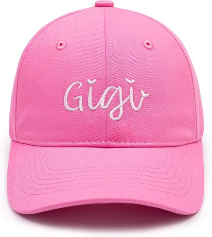 KOLWOVEN Gigi Baseball Hat, Embroidered Adjustable Cap for Women, for Gigi on Birthday, Mother’s Day in Saudi Arabia