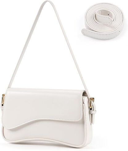حقيبة الكتف البصر للنساء ، محفظة قابض حقيبة Crossbody Leather مع 2 أحزمة قابلة للتعديل Hobo Bag Y2K in Kuwait