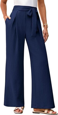 GRACE KARIN Women's Wide Leg Pants 2025 High Waist Adjustable Pleated Trousers Business Casual Pants in Saudi Arabia