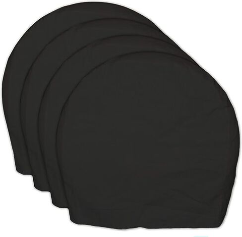 RV Trailer Wheel Coverts مجموعة من 4 شاحنات ، سيارات الدفع الرباعي ، والسيارة ، والسيارة ، والعربة تناسب 40-42 في القطر مقاوم للماء مقاوم الغبار الأغطية العجلة العجلة للطلاء (القطر 40-42in) in Kuwait