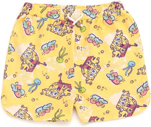 Thirt Spongebob Squarepants Girls Thirt و French Terry Shorts مجموعة Toddler لأحجام Big Kid (2T-18-20) in Saudi Arabia