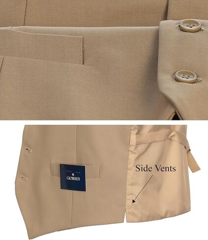 Gioberti Men's Formal Suit Vest Fit for Business or Casual Dress in Kuwait