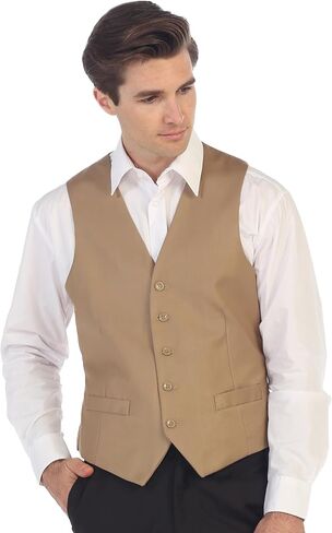 Gioberti Men's Formal Suit Vest Fit for Business or Casual Dress in Kuwait