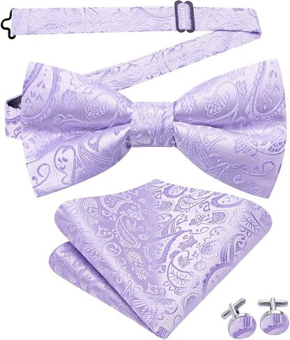 Hi-Tie Silk Mens Suit Vest Tie and Bowtie Lapel Pin Gold Tie Clip Paisley Floral Waistcoat 8PCS Set Tuxedo Wedding Party in Saudi Arabia