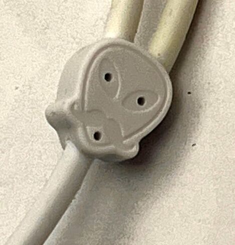 Starving Students Music Supplies Luigi's Modular M-Doppio Mini Y Right Angled Splitter Patch Cables 10cm x 10cm - 2 Pack (White) - 3.5mm Splitter for Eurorack Modular Synthesizer in Saudi Arabia
