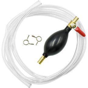 Gasoline Siphon Hose Pump, Hand Fuel Transfer Pump, Portable Manual Fuel Transfer Pump for Gas Gasoline Petrol Diesel Oil Liquid Water Fish Tank