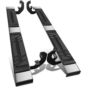DNA MOTORING 6.5" Running Boards Side Steps Compatible with 1999-2013 Chevy Silverado/Sierra 1500 Extended Cab, 1999-2014 Silverado/Sierra 2500 Extended Cab, STEPB-U-CS99-T1-E