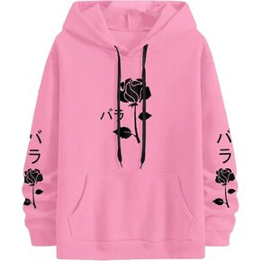 SOLY HUX Men's Floral Graphic Hoodies Drawstring Sweatshirt Long Sleeve Casual Pullover Tops in Saudi Arabia