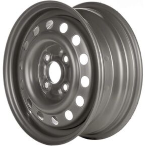 عجلة STL63726U20 الفضية مع رسمها وتلبية جميع معايير السلامة في السيارات الفيدرالية (13 × 5. بوصة /4 × 100 مم ، إزاحة 0 مم)