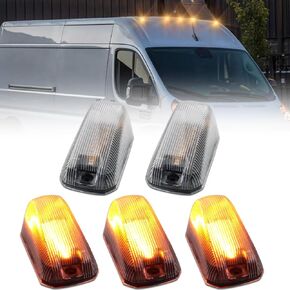 5 PCS LENS LENS LED LED CAB ROOD LIGHTS FOR 2014-2023 DODGE RAM PROSTER