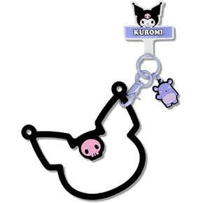 سوار سوارس سوريو Sanrio للهاتف ، معصم الحرف السيليكون - سوار حلقة مفتاح قابلة للفصل مع علامة تبويب Tether ، التوافق العالمي | مرحبا كيتي