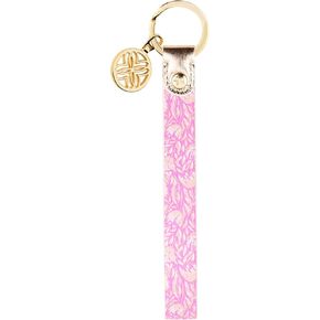 Lilly Pulitzer Wristlet for Keychain and Keys, Cute Floral Key Holder Bracelet, Tulip to Tango