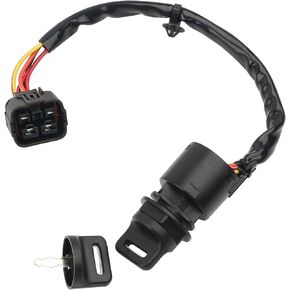 Lgnition Key Switch Compatible with Honda Pioneer 700 SXS700 2014-2022 Replace # 35100-HL3-A01
