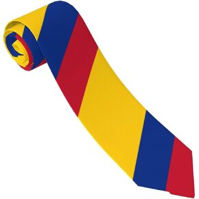 National Flags Tie Comfortable Soft Novelty Necktie Unisex for Weddings Party Birthday Gift