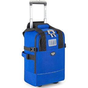 Boardingblue 17x10x9 Inches United Airlines Rolling Personal Item Under Seat Duffle Bag Luggage Suitable For Major Airlines Including Spirit and Frontier (Purple, 17x10x9 Inches)