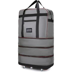 ELDA Expandable Foldable Suitcase Luggage with Universal Wheels Rolling Travel Bag Duffel Bag for Men Women Large Capacity Lightweight Luggages