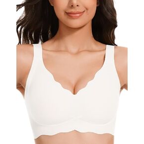 Wireless Bras for Women No Underwire Seamless Bralettes with Support Womens Bras Comfort Full Coverage T Shirt Bra