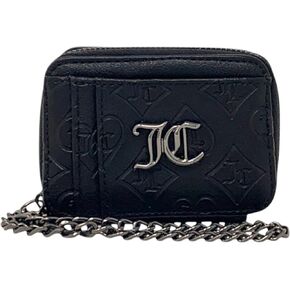 Juicy Couture Women's Square Zip Around Wallet with Wrist Strap