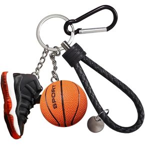Newly Car Key Chain Accessories Fashionable Keychains for Men & Women, Stylish Gift Car Keychain for Basketball Sport Fans