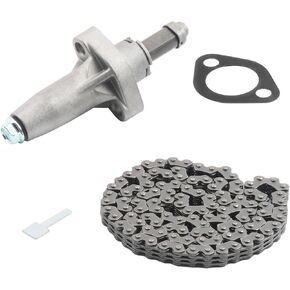Cam Timing Chain 110L & Chain Lifter Tensioner For Honda 1987-1992 TRX250X, 1993-2006 TRX300EX, 1988-2000 TRX300 & TRX300FW, 2003-2005 Rincon 650, Replace # 14520-HA0-771, 14401-HC0-003