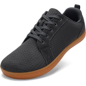 BXYJDJ Men's Barefoot Wide Toe Box Walking Shoes Extra Wide Width Minimalist Shoes Breathable Zero Drop Comfortable Shoes Non-Slip Fashion Sneakers