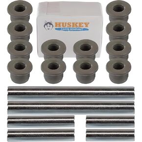 مجموعة أكمام جلبة ذراع التحكم والطرف السفلي الأمامي للسيارة من شركة Huskey Parts Company لسيارة الجولف السابقة موديلات الغاز والكهرباء 2004-Up...
