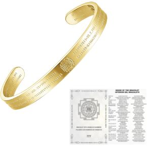 Life Activating Bracelet with Numbers Gold