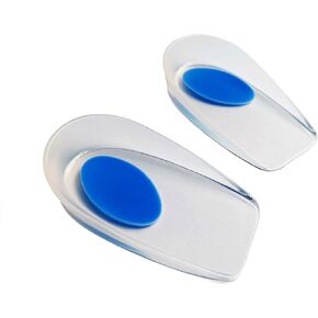 Kids Silicone Heel Cups-Shock Absorbing Heel Cups for Kid's with Sensitive Heels, Heel Spurs, Plantar Fasciitis, or Ankle Pain (M Little Kids 2-3.5)