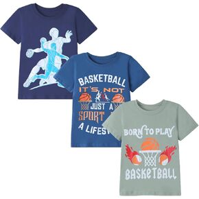 Hileelang Kids Boy Short Sleeve Graphic Tees Cotton Disure Easter Summer Tops Tops Tops Tops Tops Tops Tops Tops