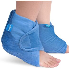 NEWGO Microwave Ankle Heating Pad for Foot Pain Relief, Heated Wrap for Plantar Fasciitis, Achilles Tendinitis, Arthritis, Sprained Ankle, Heel Pain Relief