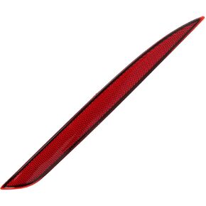 Rear Bumper Reflector for Tesla Model Y 2020-2025 – Red Tail Marker Light Lens Trim – Waterproof & Scratch Resistant Replacement for 1495817-00-C / 1495818-00-C | Easy to Install (Left)