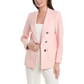 Anne Stretch Faux Double Breasted Patch Rosebud