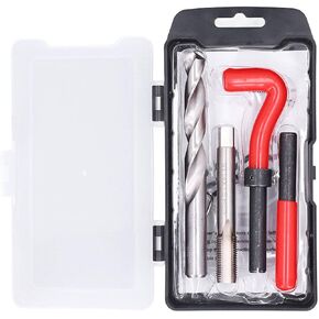 M14X1.5 Kit 14X1.5 Kit Hss, 15Pcs/Set Thread Repair Kit Insert Compatible Hand Tool for Auto Repairing M14x1.50mm