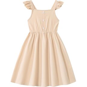 Dress for Girls Casual Dresses Sleeveless A-line Sundress Summer Dresses for Girls 7-11 Party Dress