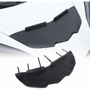 Car Bonnet Hood Protector Bra Compatible with Chevrolet Corvette C8 2020-2024,Auto Ventshade Bug Flector Hood Shield, Front End Mask Hood Bra Leather Accessories