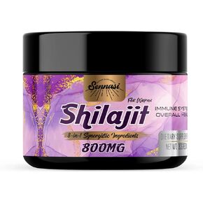 800mg Shilajit Pure Himalayan Organic ، Shilajit Resin Maximum Potency Gold Grand