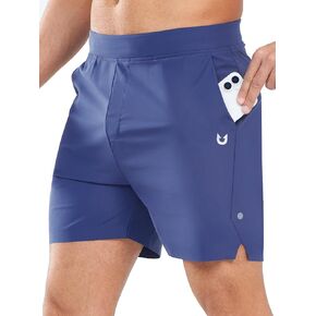 NORTHYARD Men’s Athletic Running Shorts 5" Workout Lightweight Quick Dry Sports Gym Shorts for Men with Zipper Pocket in Kuwait