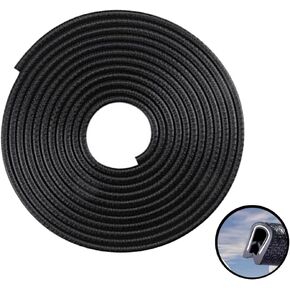 16Ft(5M) Car Door Edge Guards,Edge Trim,No Glue Car Door Entry Guard Protective Strip for Car, Truck, SUV and ATV,Sedans (16FT/5M)