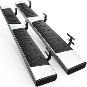 AUTOSAVER88 6 inches Running Boards Compatible with 2019-2025 Dodge Ram 1500 New Body Style Crew Cab with 4 Full-Size Doors, Ram Nerf Bars Side Steps (Exclude 2019-2024 Classic)