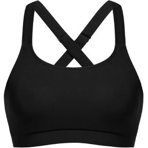 Women Sports Bra Swim Top - Swim Bra Bikini Tops Scoop Neck Bathing Suits Top Cross Strap 2025 Swimsuit Tops Only