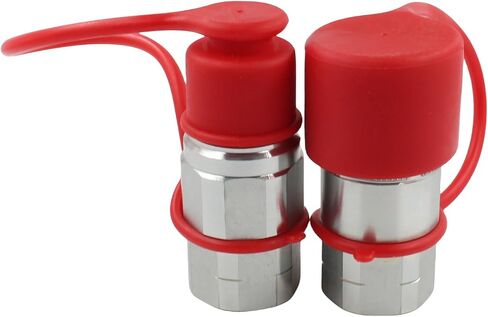 3/4 '' NPT انزلاقية التوجيه Bobcat وجه مسطح هيدروليكي توصيل سريع قارنات قطع هيدروليكي مع أغطية غبار in Kuwait