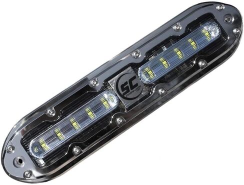 SCM-10 LED Underwater Light, Aqua Green, 316 Stainless w/20' Cable in Saudi Arabia