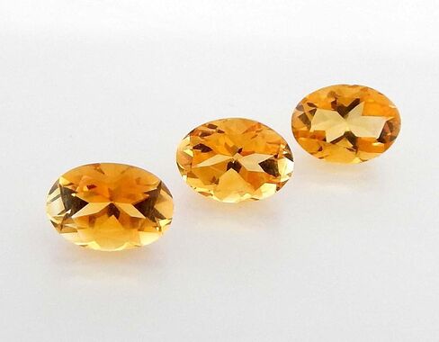 Natural Amethyst Blue Topaz Citrine Garnet Peridot 5x7mm oval faceted brilliant cut AAA quality loose calibrated gemstones for jewelry making Mix Color Box Pack of 3 stone in Kuwait