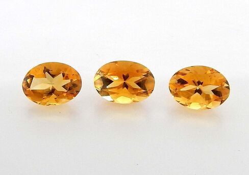Natural Amethyst Blue Topaz Citrine Garnet Peridot 5x7mm oval faceted brilliant cut AAA quality loose calibrated gemstones for jewelry making Mix Color Box Pack of 3 stone in Kuwait