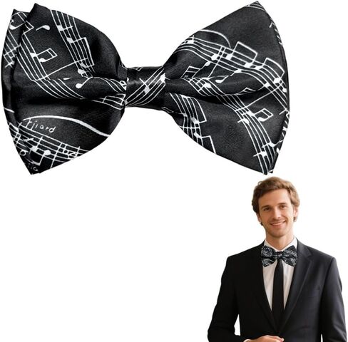 Musical Note Neckties for Men Husband Friends Music Lovers Gifts for Men Son Brother in Kuwait