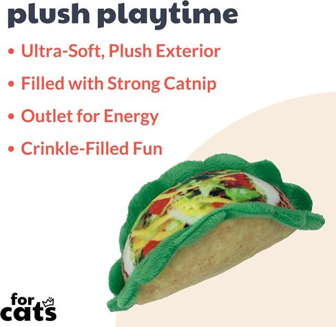 Huxley & Kent Cat Toy | Strawberry Donut | Strong Catnip Filled Cat Toy | Soft Plush Kitty Toy with Catnip and Crinkle | Kittybelles in Saudi Arabia